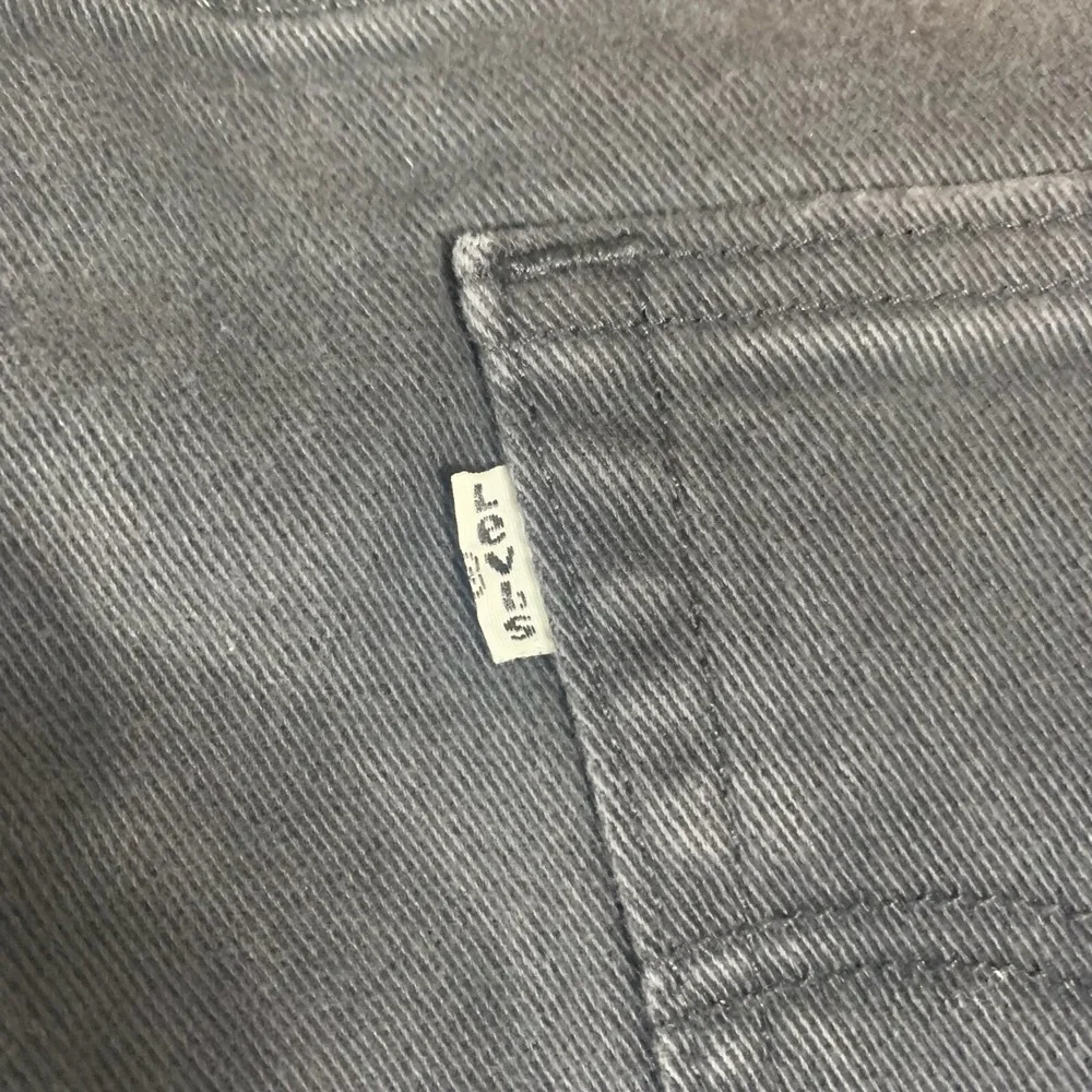 Levis 514 Jeans Mens 30x29 Black Denim White‎ Label Straight Leg Dark Wash Mid